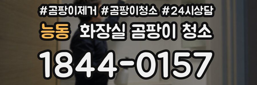 능동 화장실 곰팡이 청소