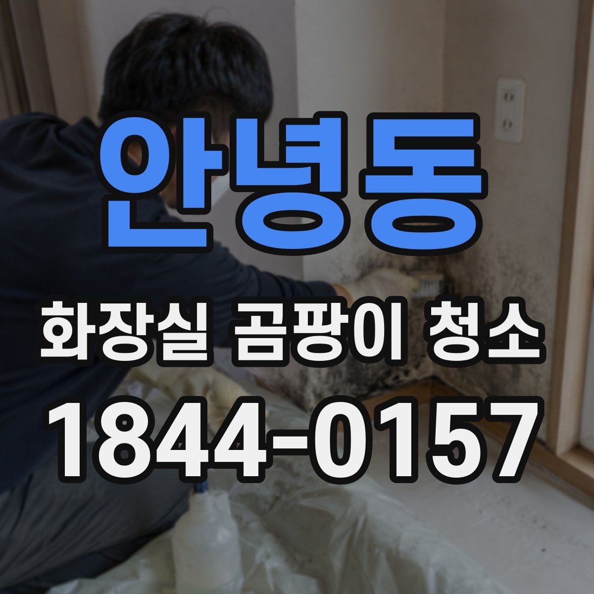 안녕동 화장실 곰팡이 청소