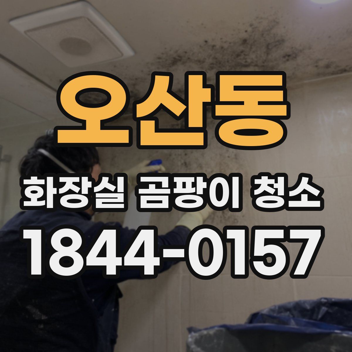 오산동 화장실 곰팡이 청소