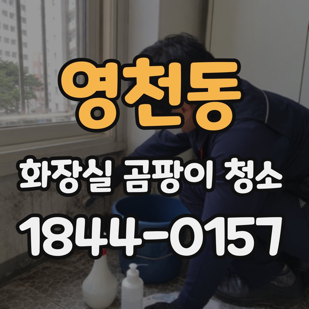 영천동 화장실 곰팡이 청소