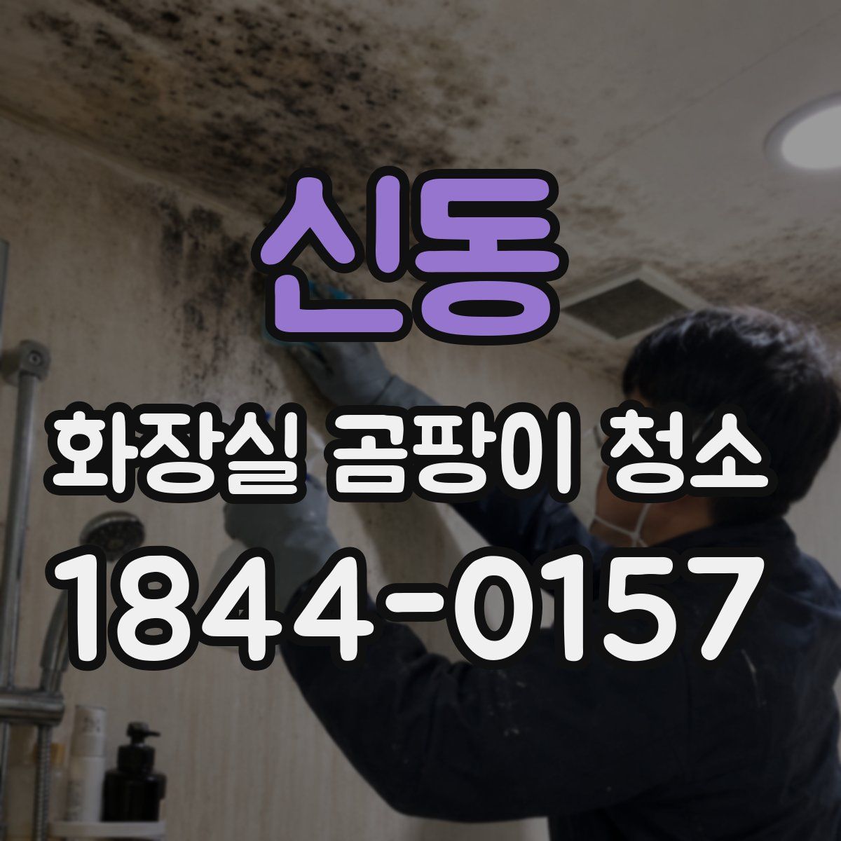 신동 화장실 곰팡이 청소