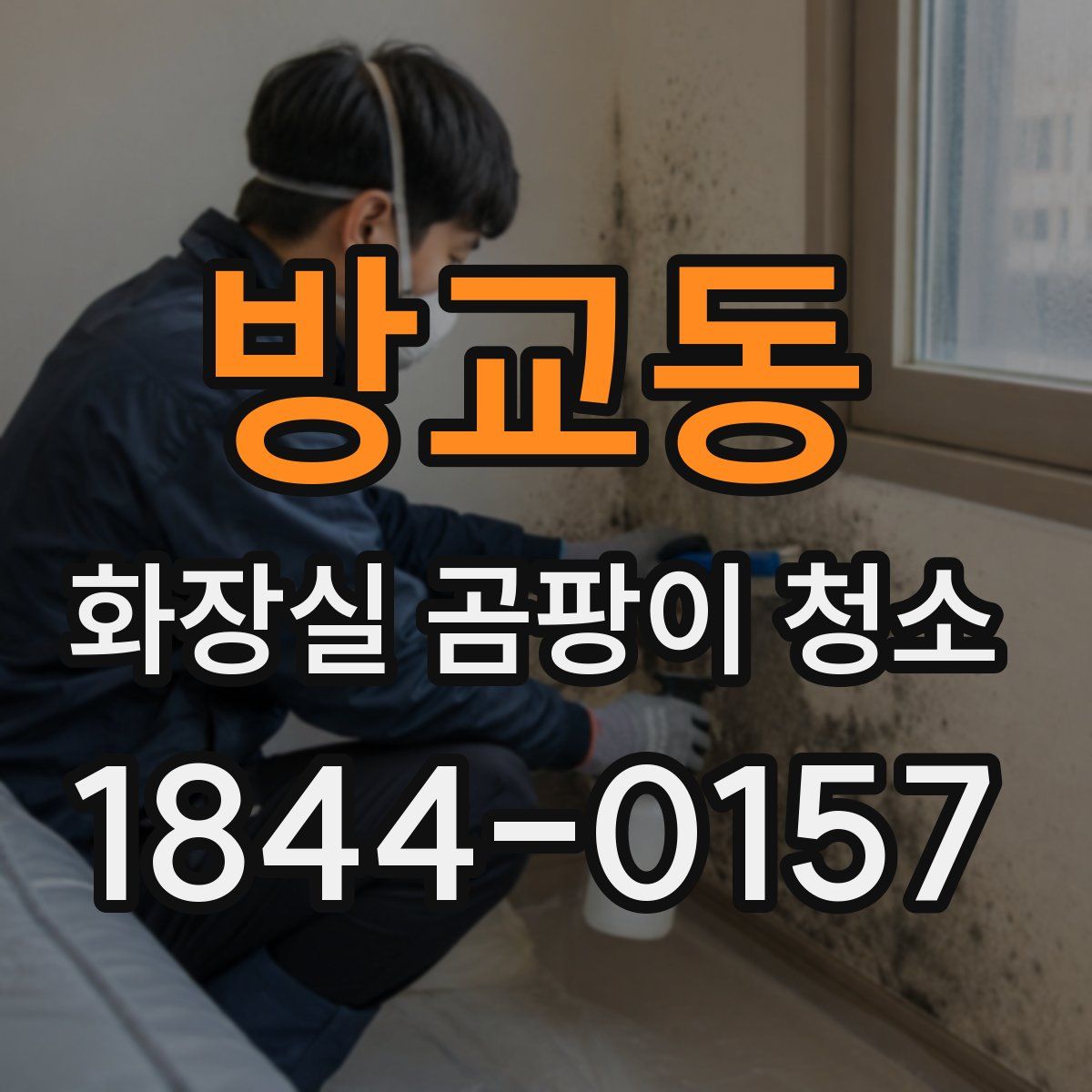 방교동 화장실 곰팡이 청소