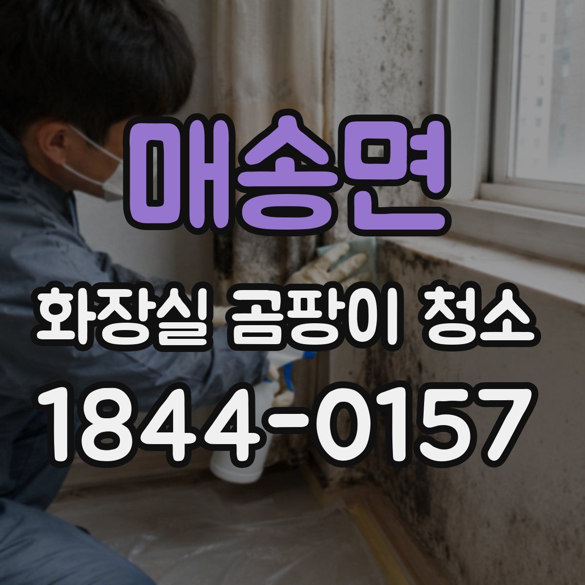 매송면 화장실 곰팡이 청소