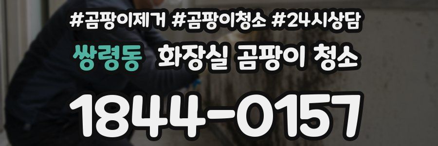 쌍령동 화장실 곰팡이 청소