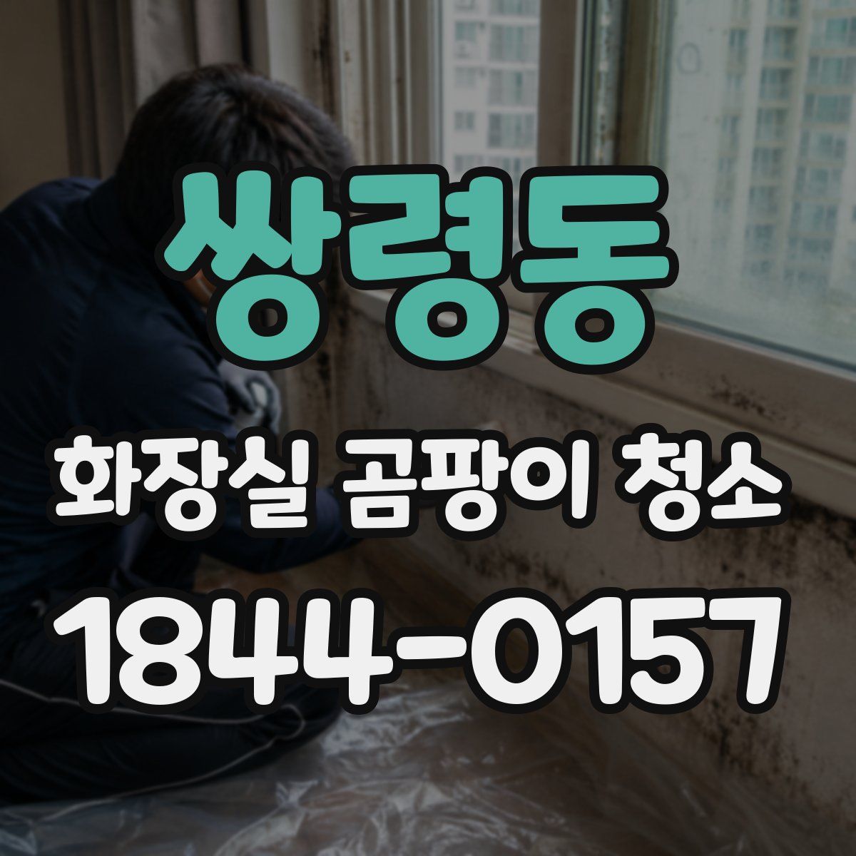 쌍령동 화장실 곰팡이 청소