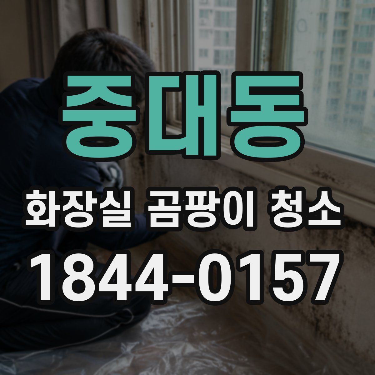 중대동 화장실 곰팡이 청소