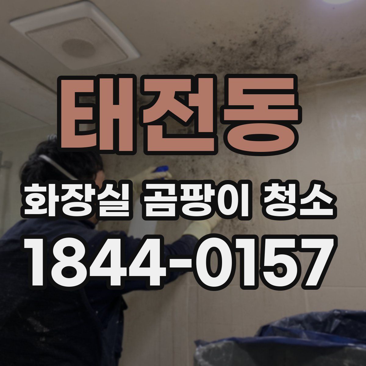태전동 화장실 곰팡이 청소