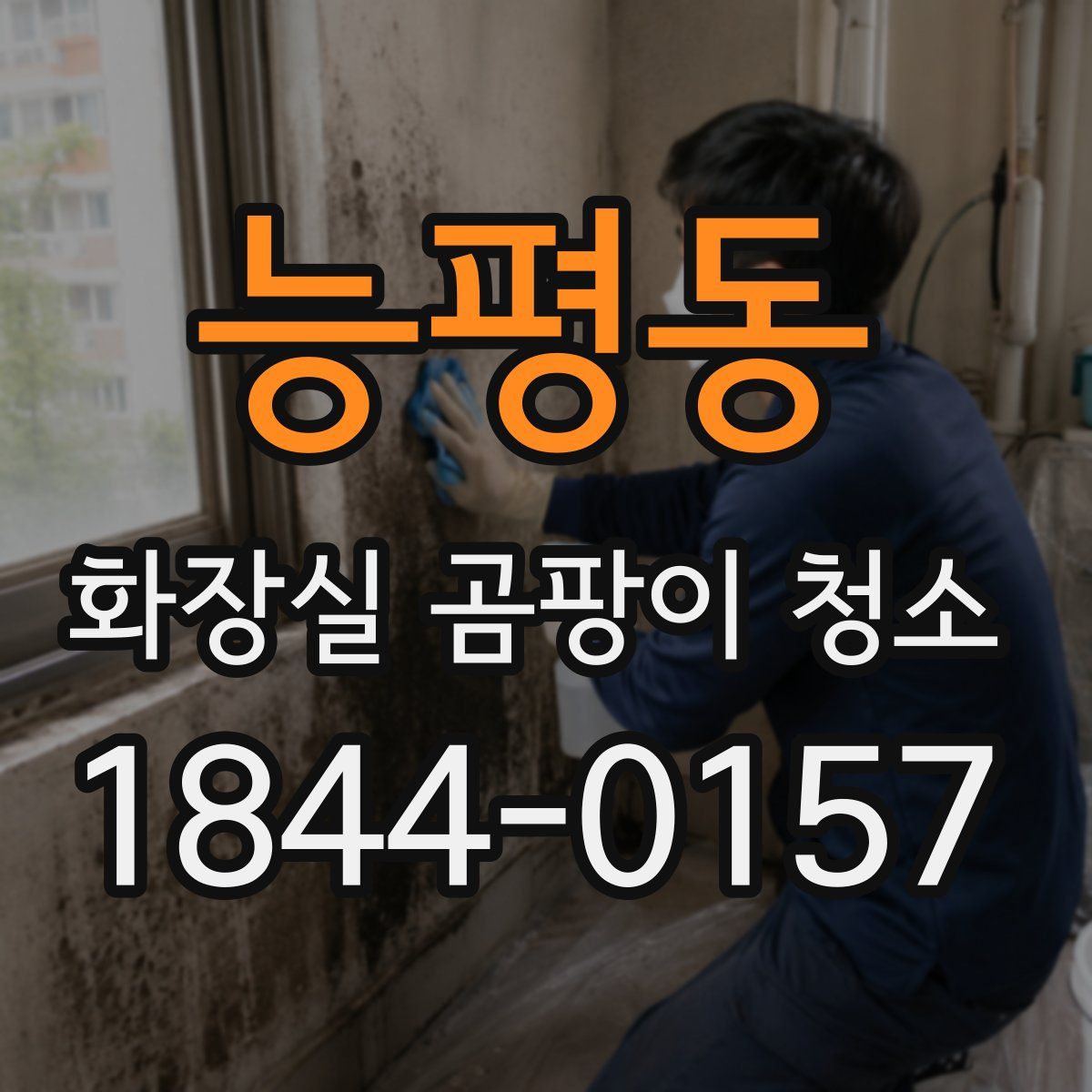 능평동 화장실 곰팡이 청소