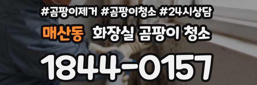매산동 화장실 곰팡이 청소