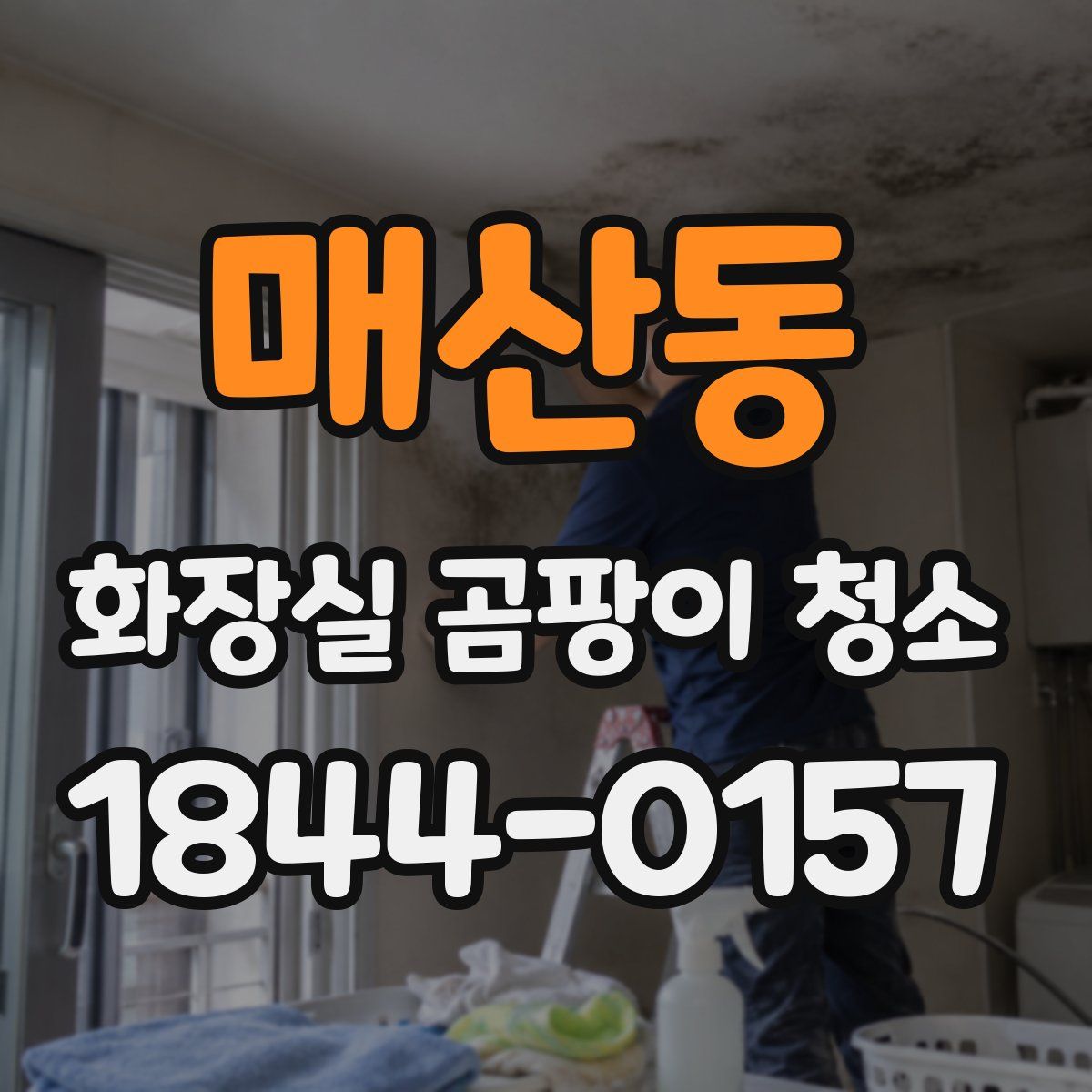매산동 화장실 곰팡이 청소