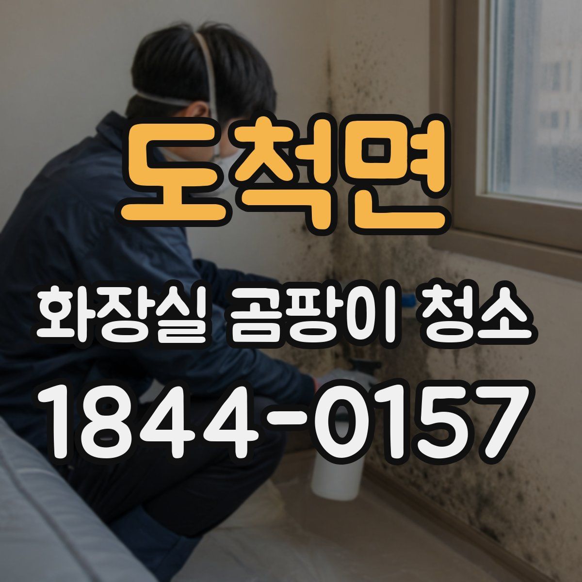 도척면 화장실 곰팡이 청소