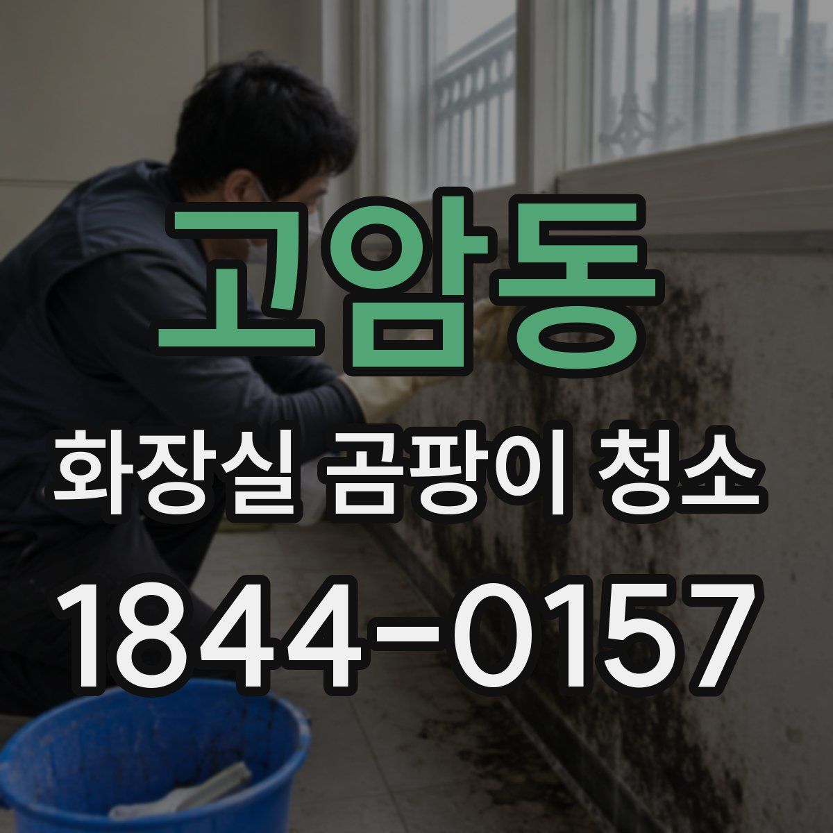 고암동 화장실 곰팡이 청소