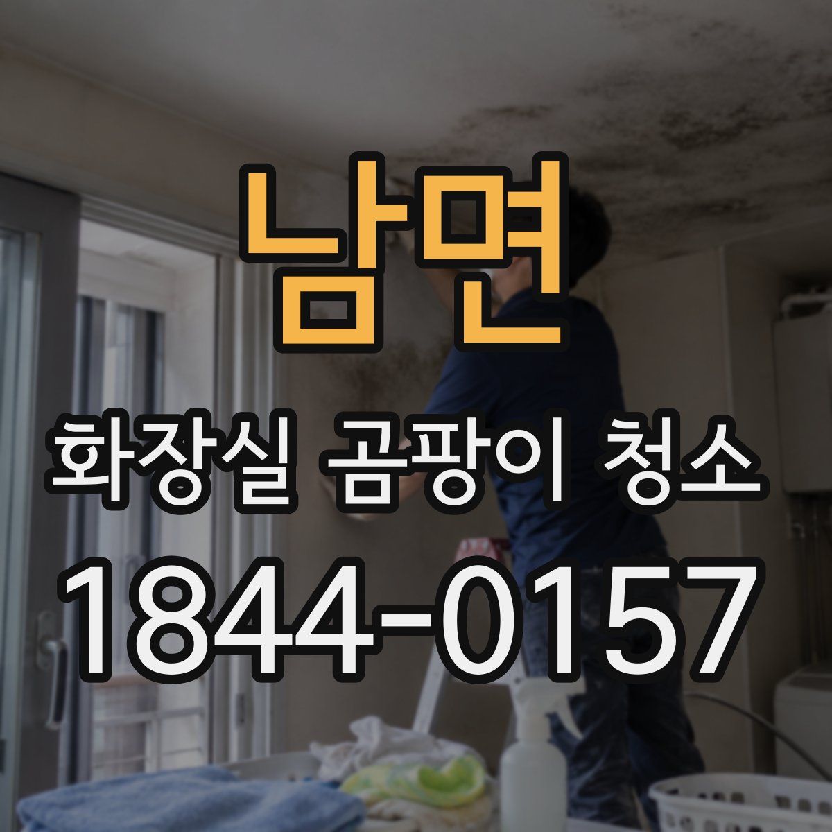 남면 화장실 곰팡이 청소