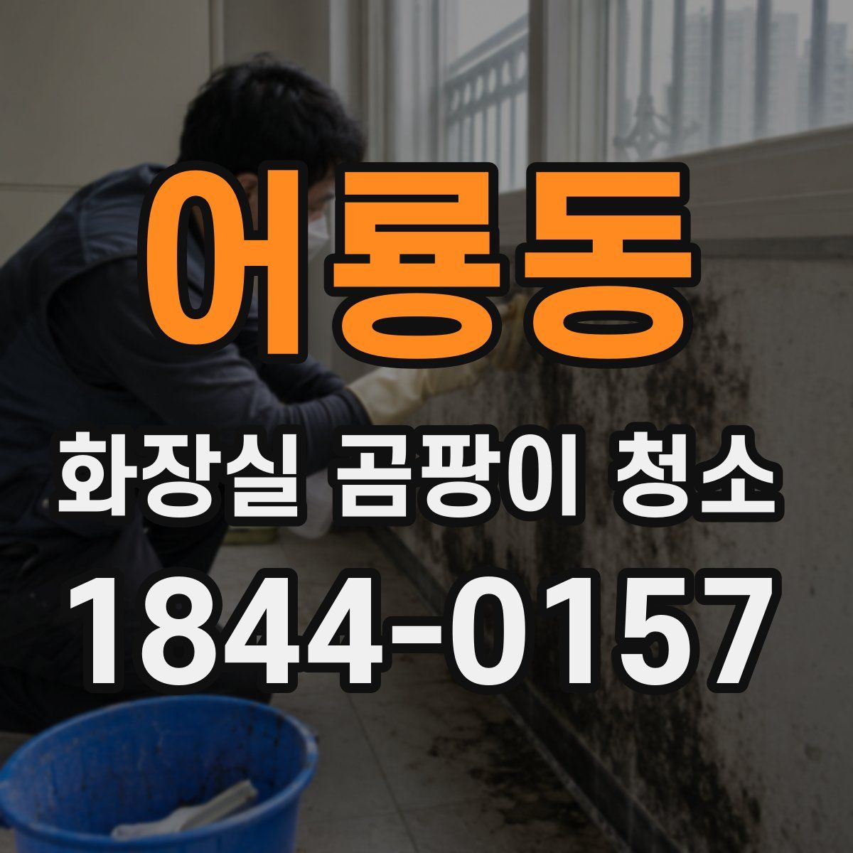 어룡동 화장실 곰팡이 청소