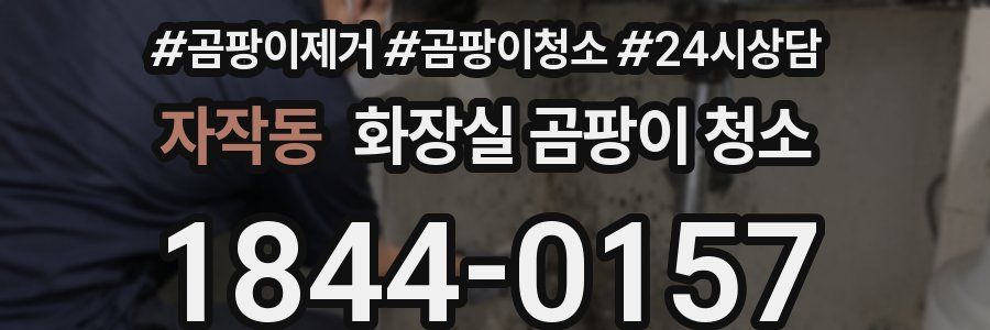 자작동 화장실 곰팡이 청소