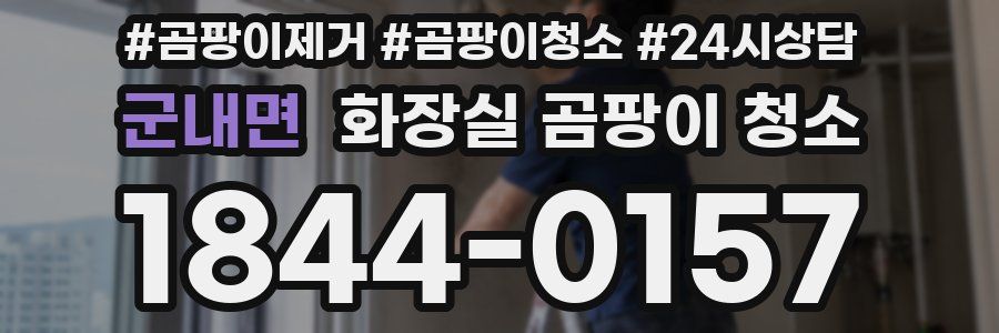 군내면 화장실 곰팡이 청소