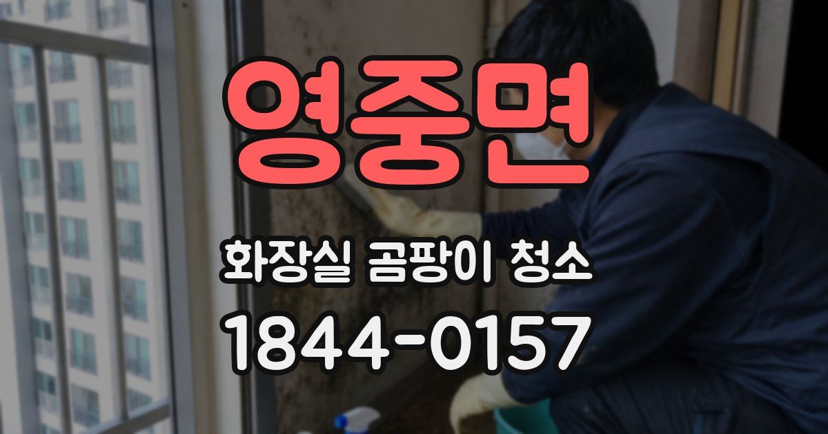 영중면 화장실 곰팡이 청소