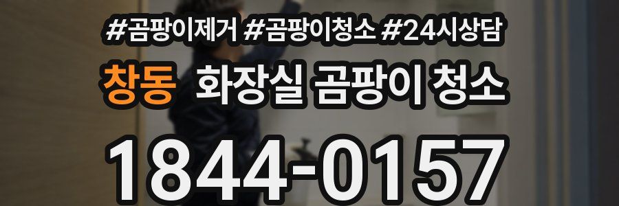 창동 화장실 곰팡이 청소