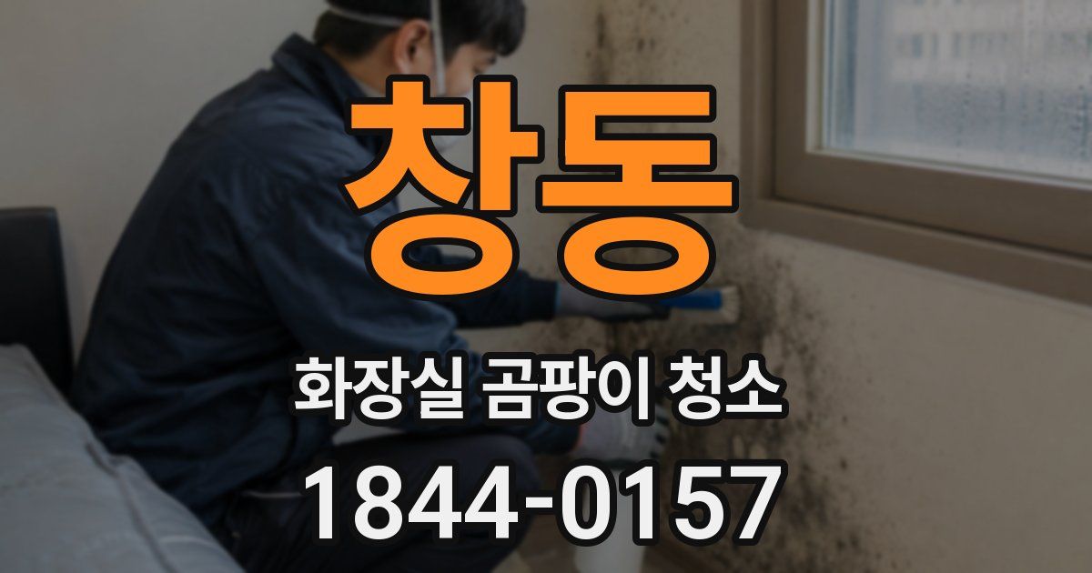창동 화장실 곰팡이 청소