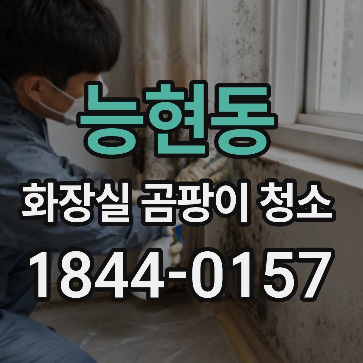 능현동 화장실 곰팡이 청소