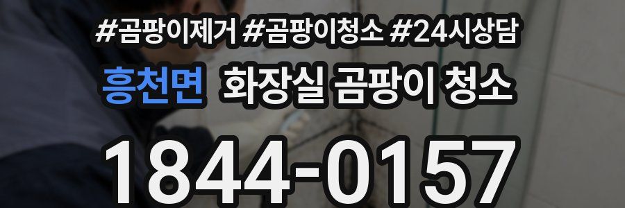흥천면 화장실 곰팡이 청소
