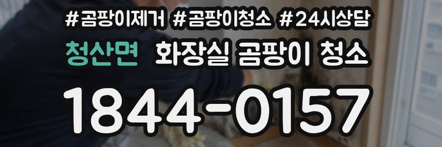 청산면 화장실 곰팡이 청소