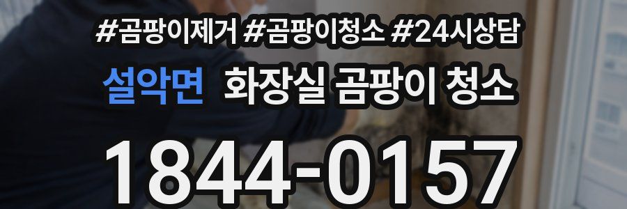설악면 화장실 곰팡이 청소