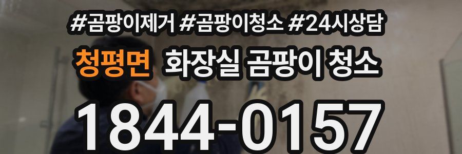 청평면 화장실 곰팡이 청소