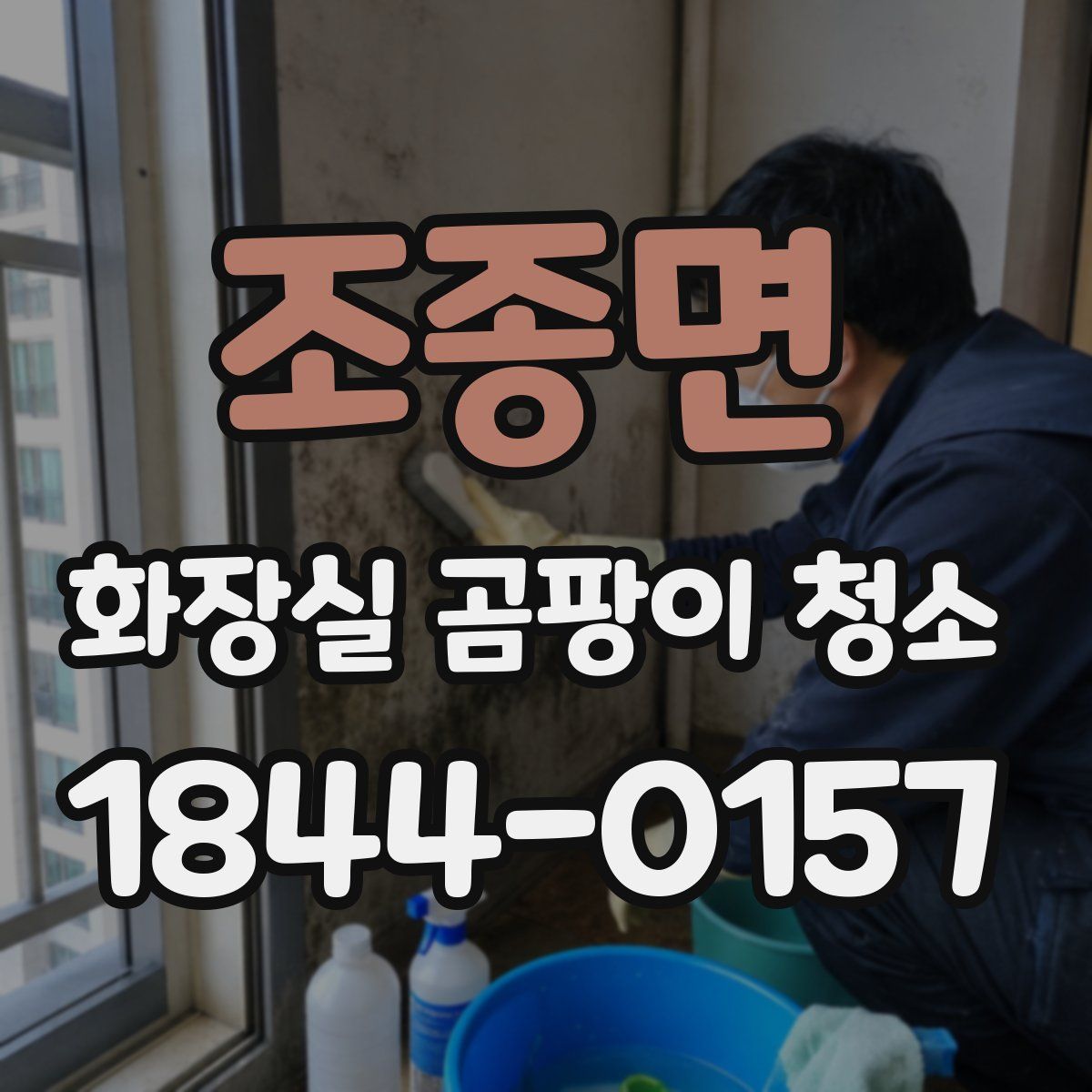 조종면 화장실 곰팡이 청소