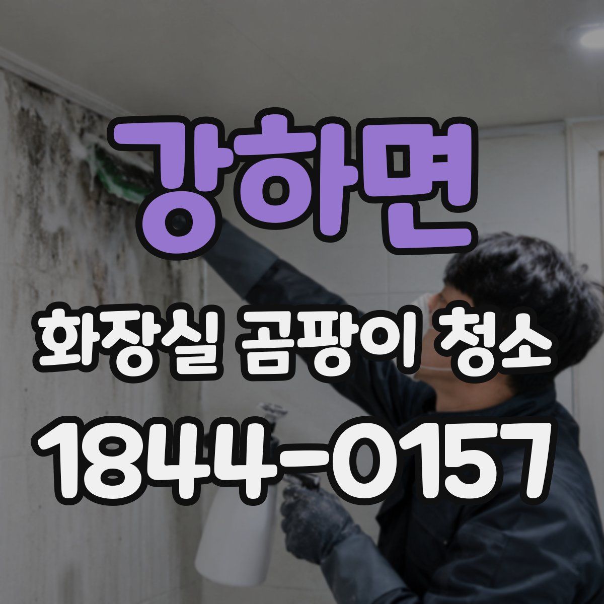 강하면 화장실 곰팡이 청소