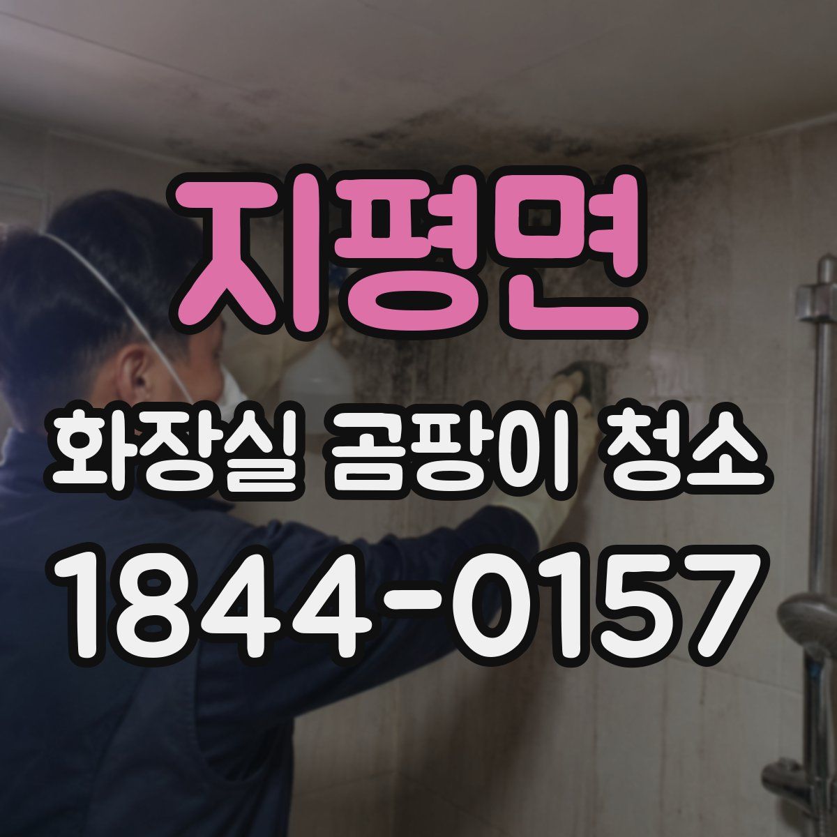 지평면 화장실 곰팡이 청소