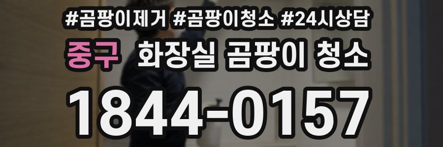 중구 화장실 곰팡이 청소