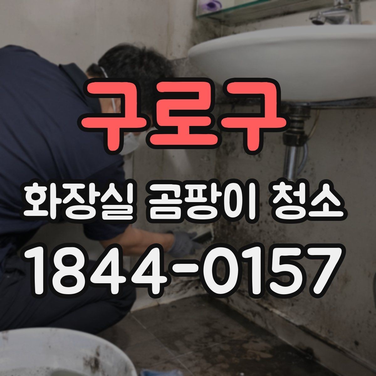 구로구 화장실 곰팡이 청소 천장과 벽면 곰팡이를 다르게 보는 법