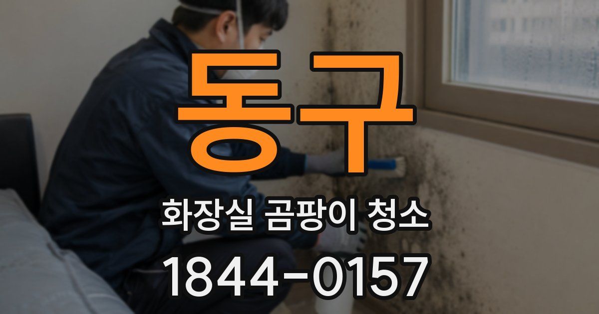 동구 화장실 곰팡이 청소