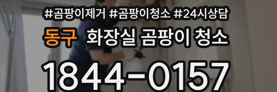 동구 화장실 곰팡이 청소