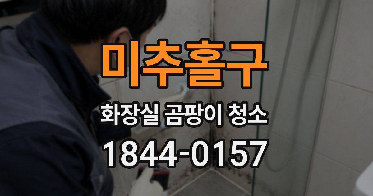 미추홀구 화장실 곰팡이 청소