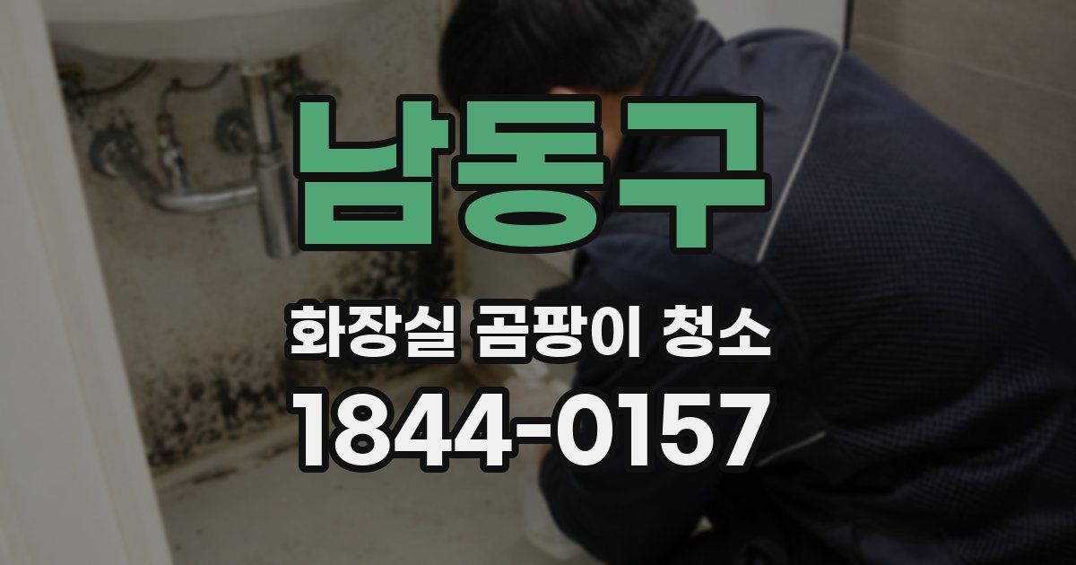 남동구 화장실 곰팡이 청소