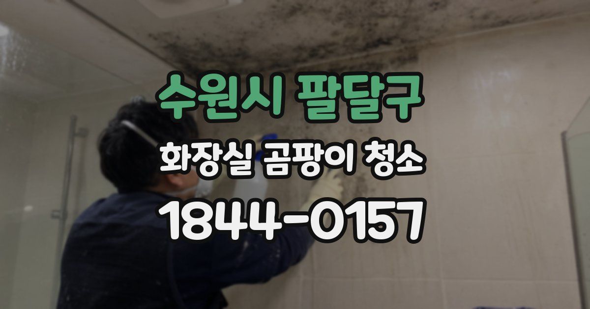 수원시 팔달구 화장실 곰팡이 청소