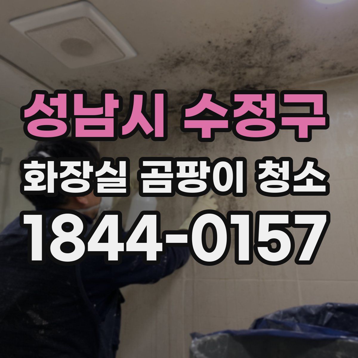 성남시 수정구 화장실 곰팡이 청소