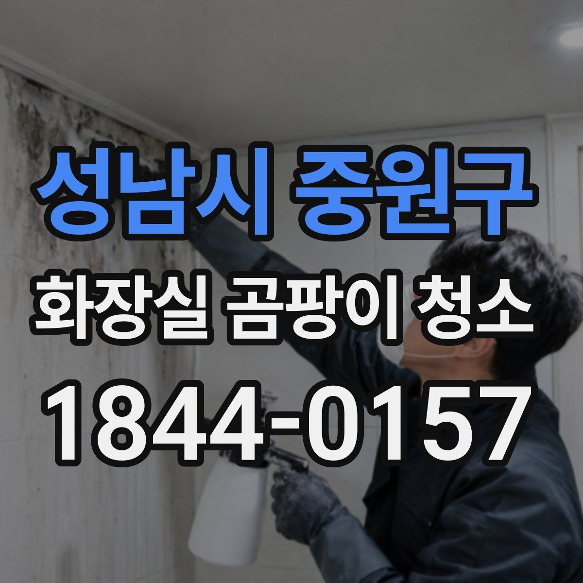 성남시 중원구 화장실 곰팡이 청소