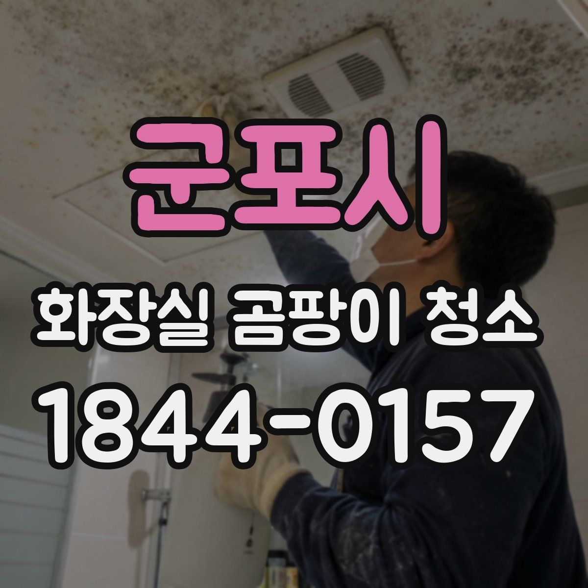 군포시 화장실 곰팡이 청소