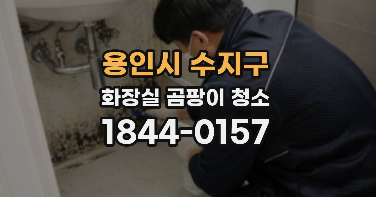 용인시 수지구 화장실 곰팡이 청소