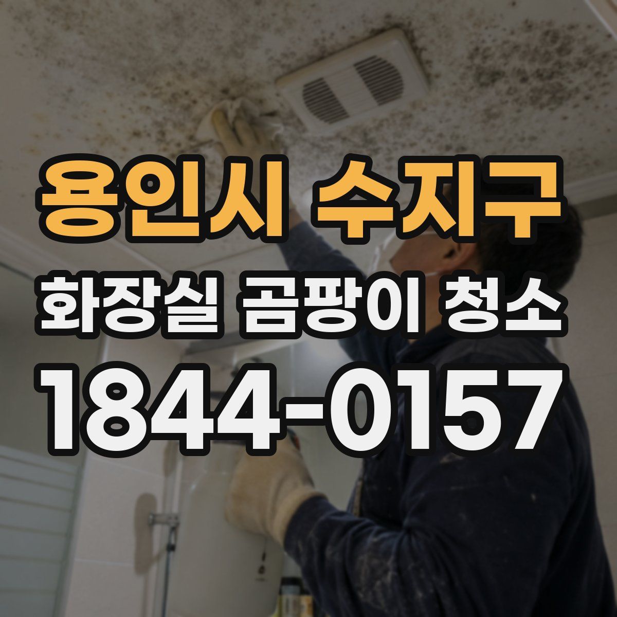 용인시 수지구 화장실 곰팡이 청소