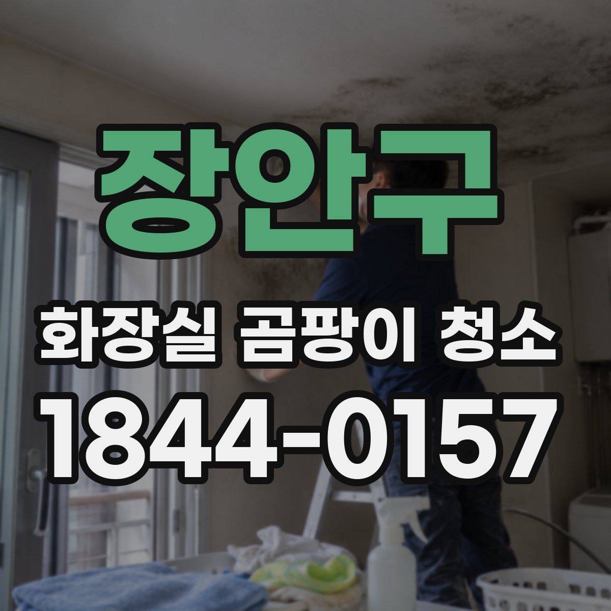 장안구 화장실 곰팡이 청소