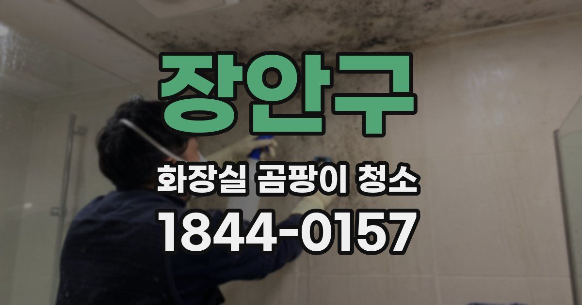 장안구 화장실 곰팡이 청소