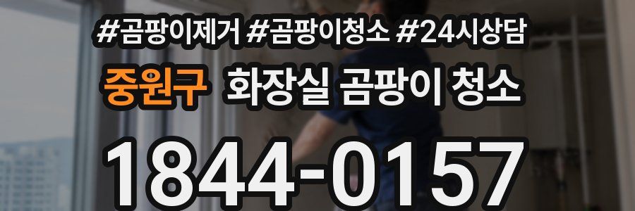 중원구 화장실 곰팡이 청소