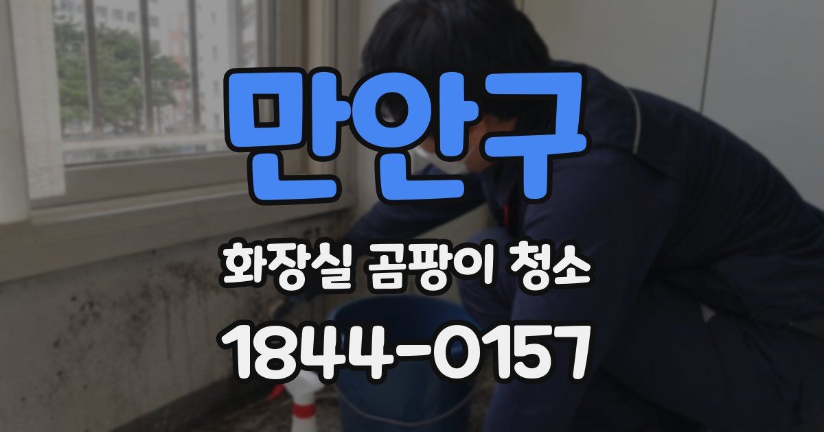 만안구 화장실 곰팡이 청소