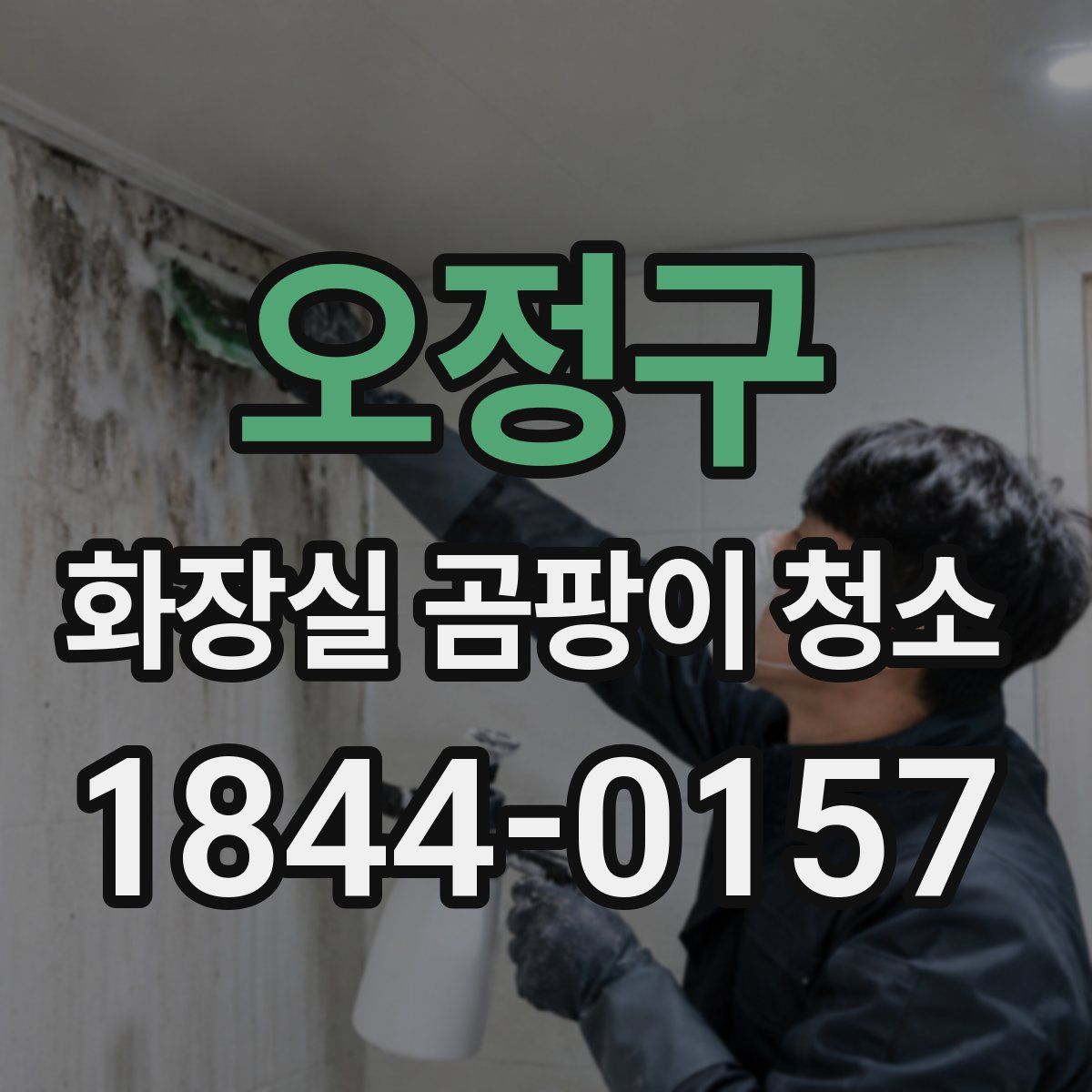 오정구 화장실 곰팡이 청소