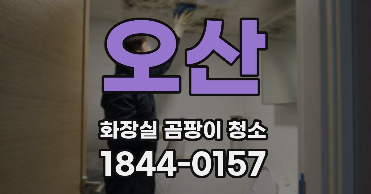 오산 화장실 곰팡이 청소