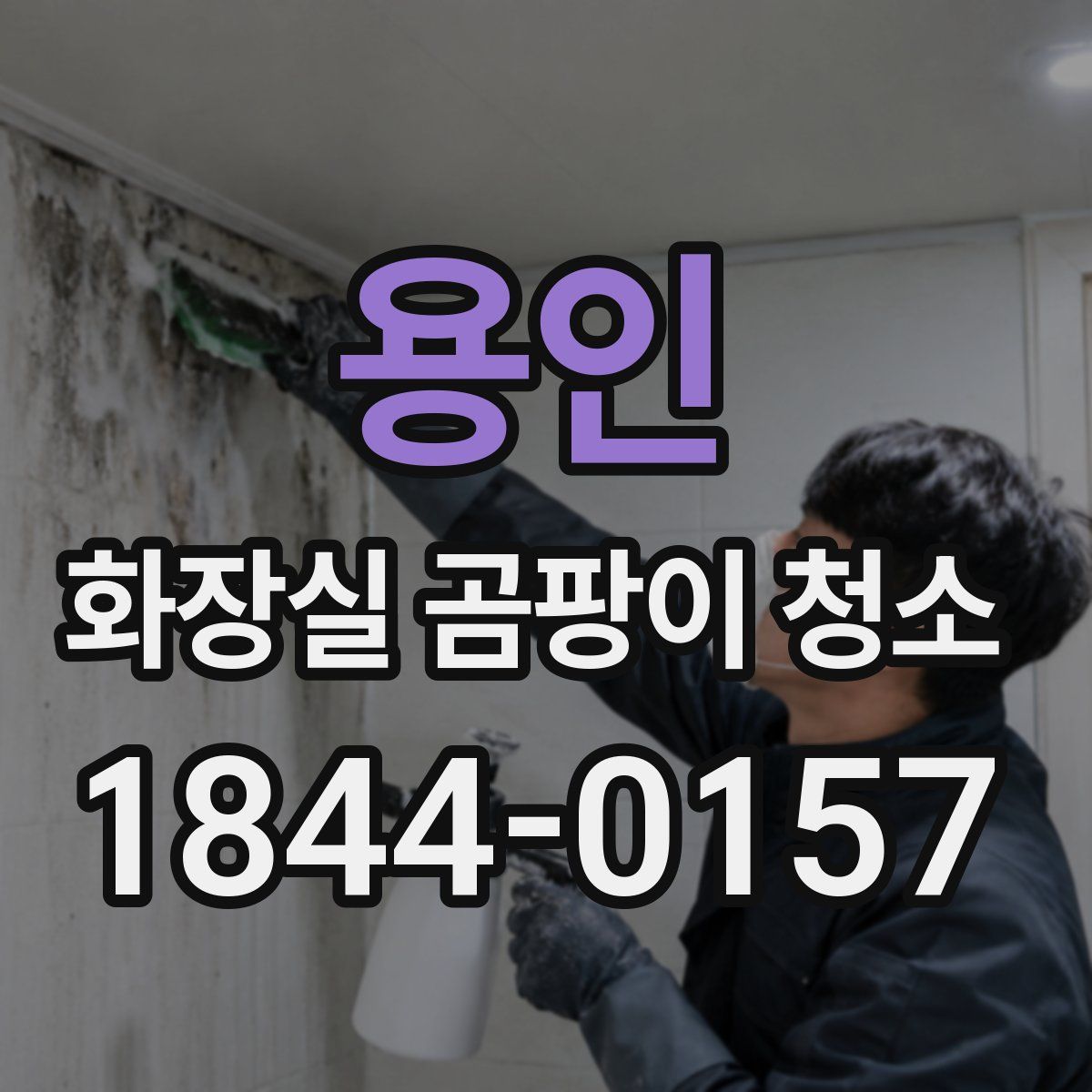 용인 화장실 곰팡이 청소